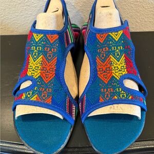 Stretch Fabric Brazil Sandals